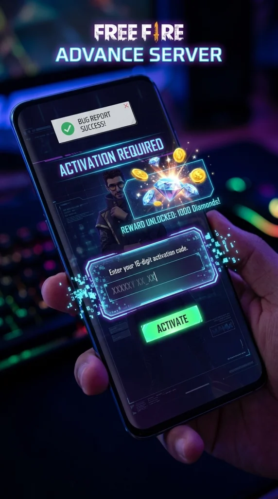 Free Fire Advance Server Activation Code