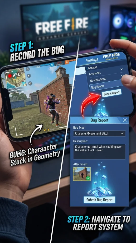 Report Bugs and Earn Free Diamonds